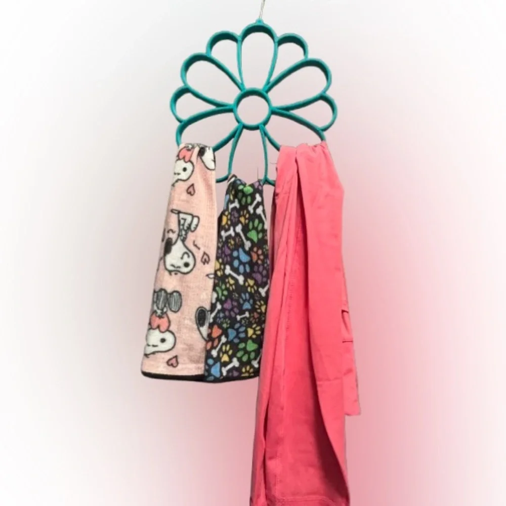 Teal Velvet Hanger Protector for Home Organization